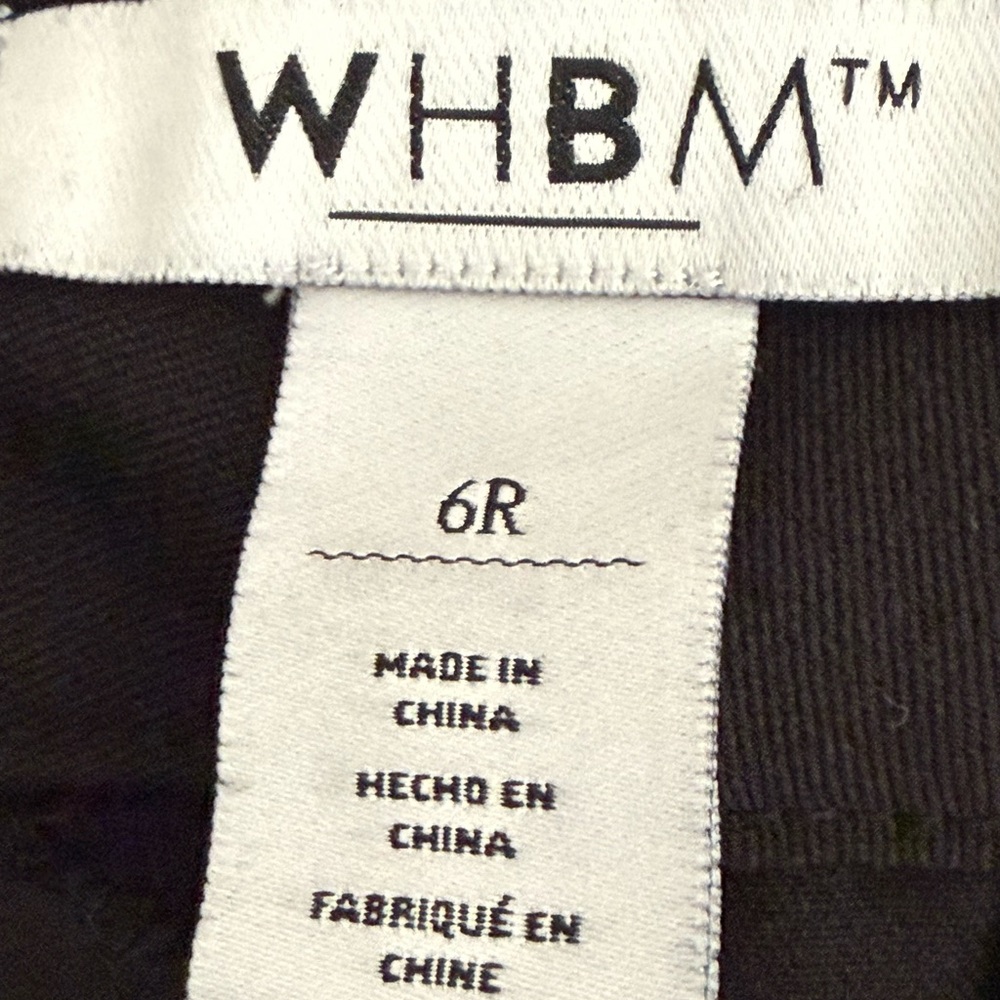 White House Black Market Black Straight Leg Pants